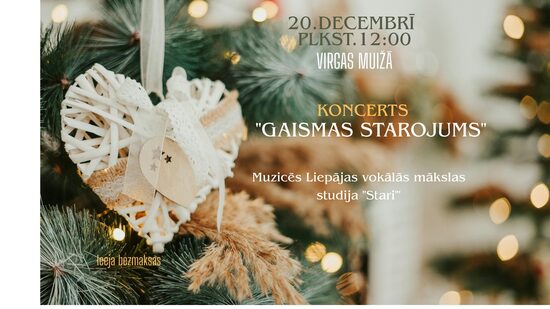 20. dec. Svētku koncerts Virgā